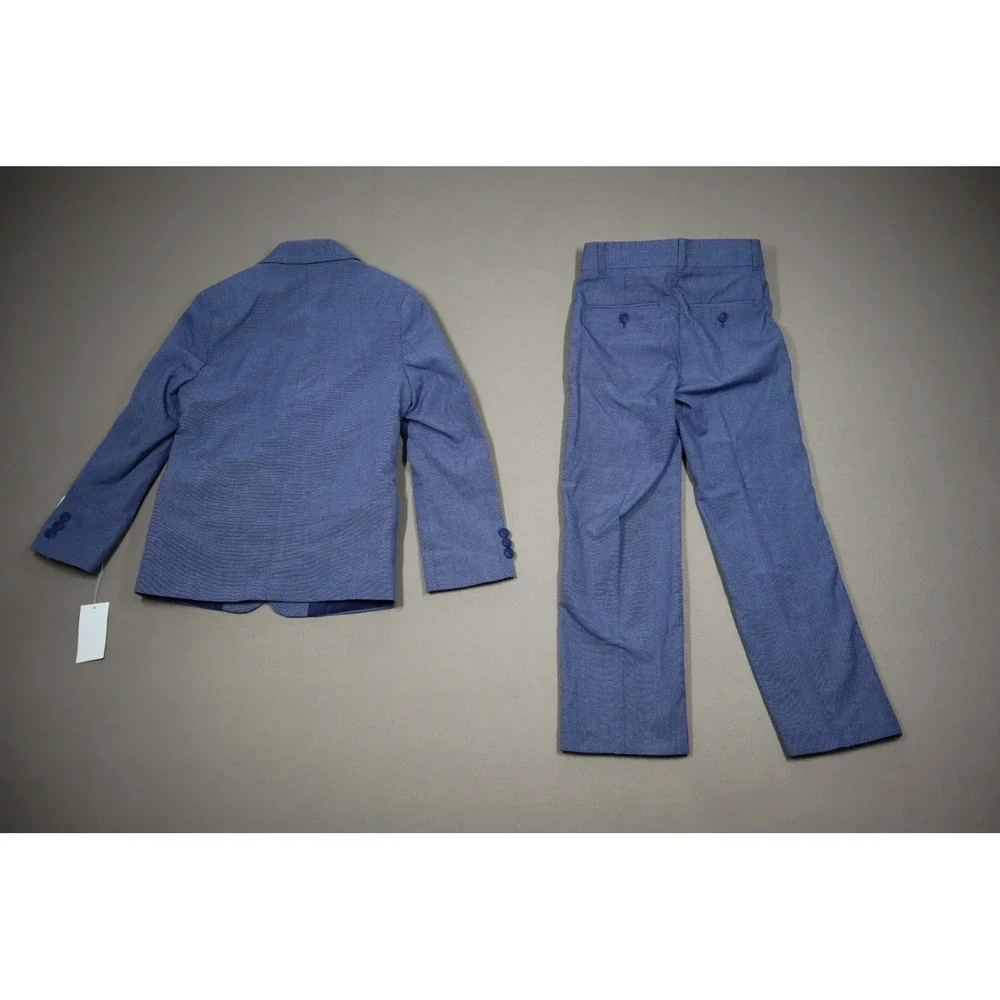 Nautica Big Boys 2-piece. Micro-Texture Suit -‎ Dark Blue - Size 8
